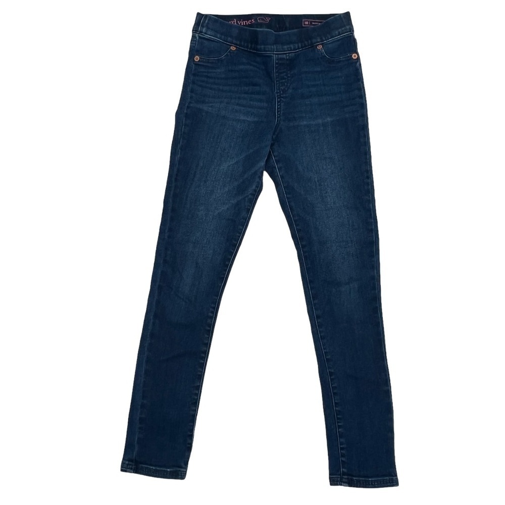 Vineyard Vines Adjustable Elastic Waistband Skinny Jeans Size 10 Girl's